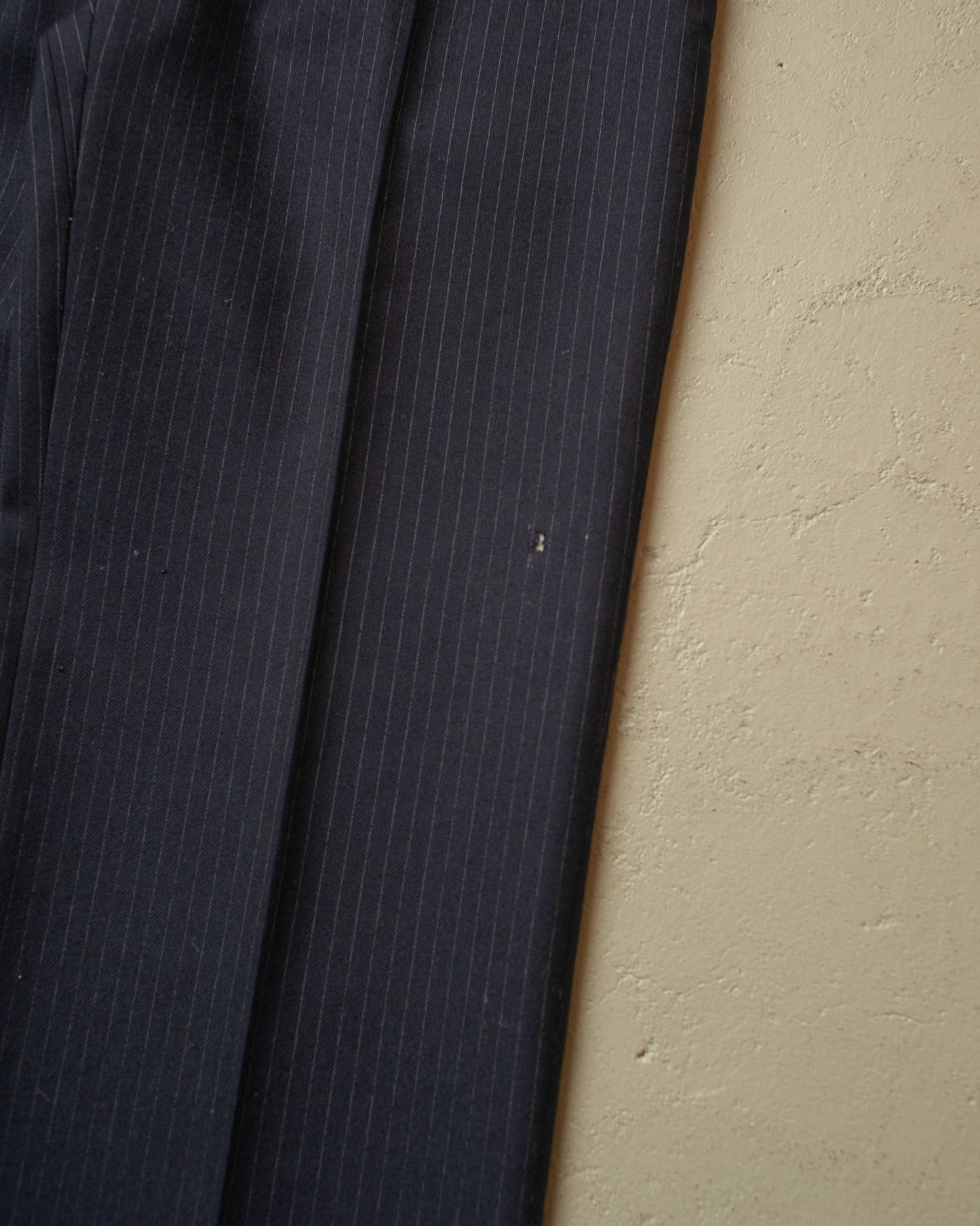 1970s Pinstriped Suit navyblue - L