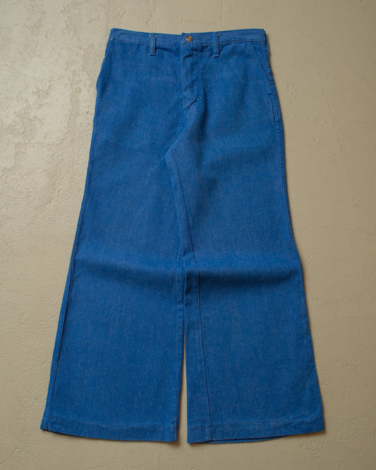 1960s/70s Blue Bell Wrangler Bellbottom Jeans blue - W31 L30