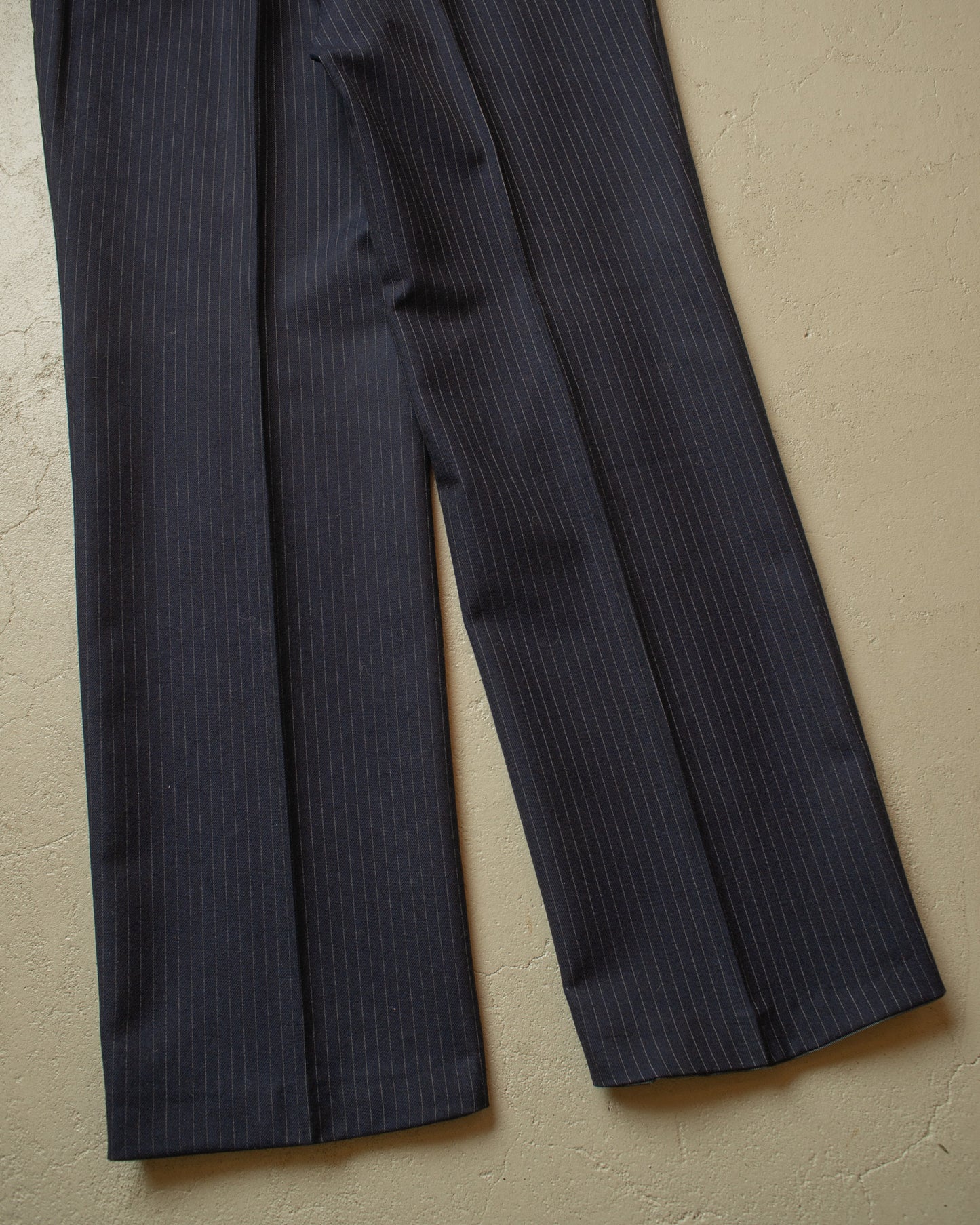 1970s Pinstriped Suit navyblue - L