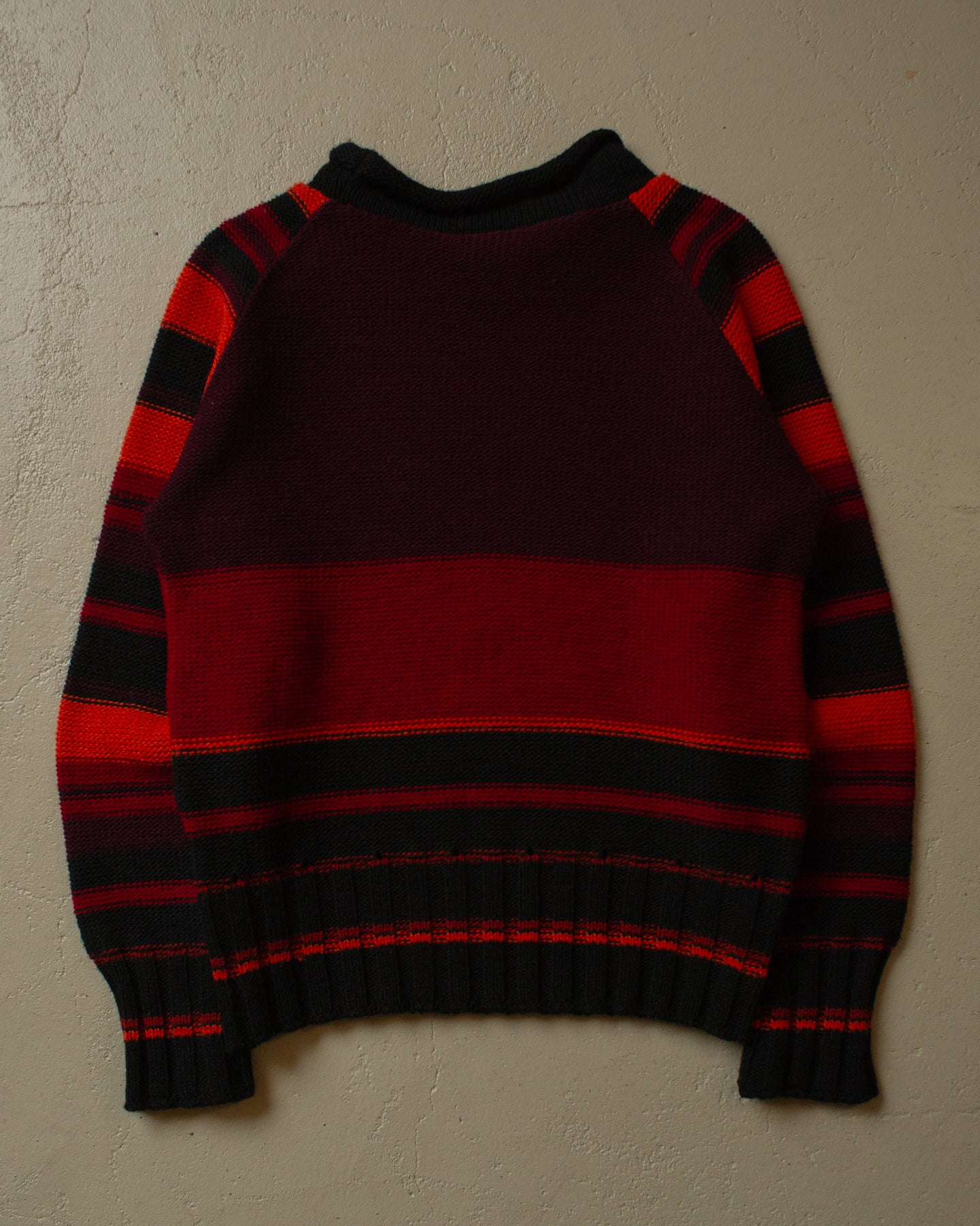 90s Womens striped Knit Sweater multi - S