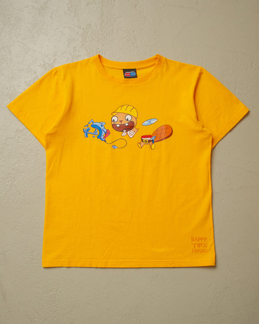 2000s Happy Tree Friends T-shirt yellow - S/M