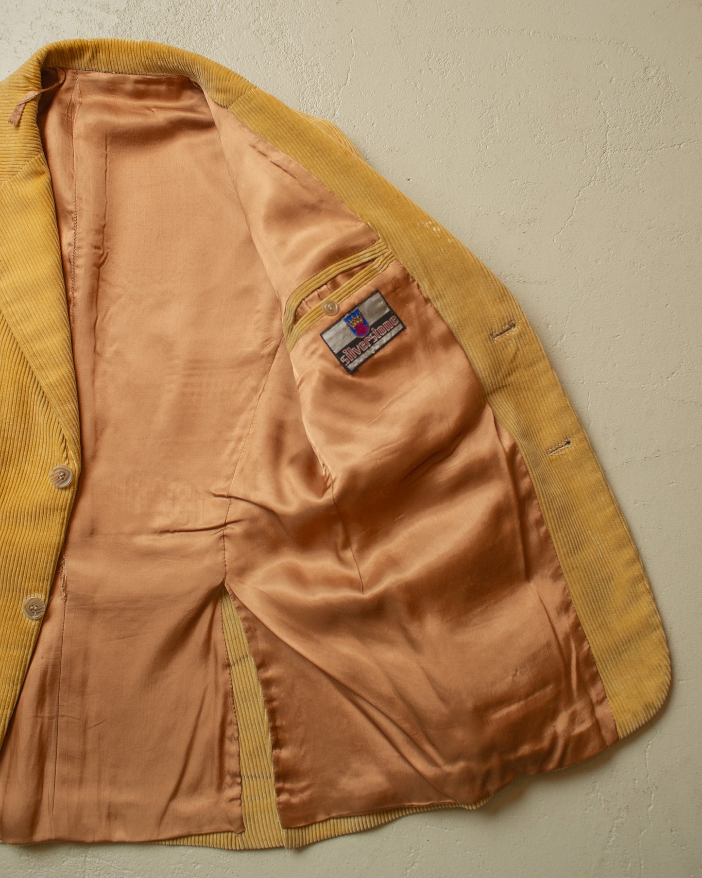 1950s/60s Silverstone Corduroy Sports Jacket beige - S