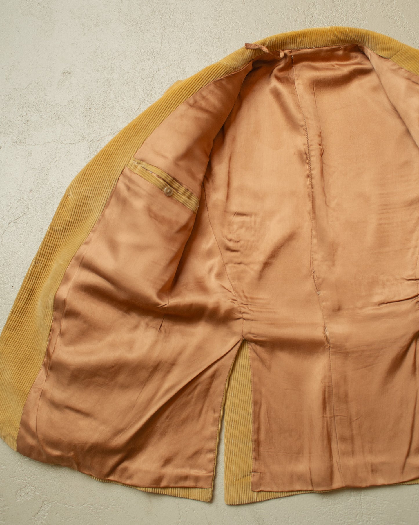 1950s/60s Silverstone Corduroy Sports Jacket beige - S