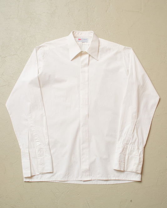 1960s/70s German Dress Shirt white - M/L