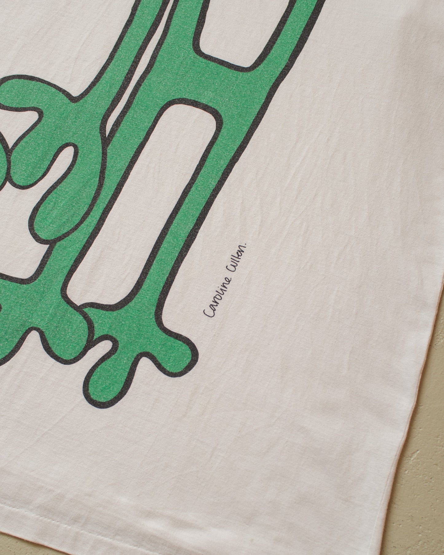 1990s Lynx Art T-shirt white - XL