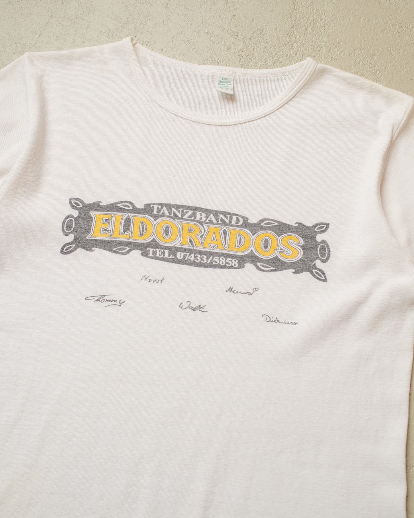 1970s Eldorados Band T-shirt white - L