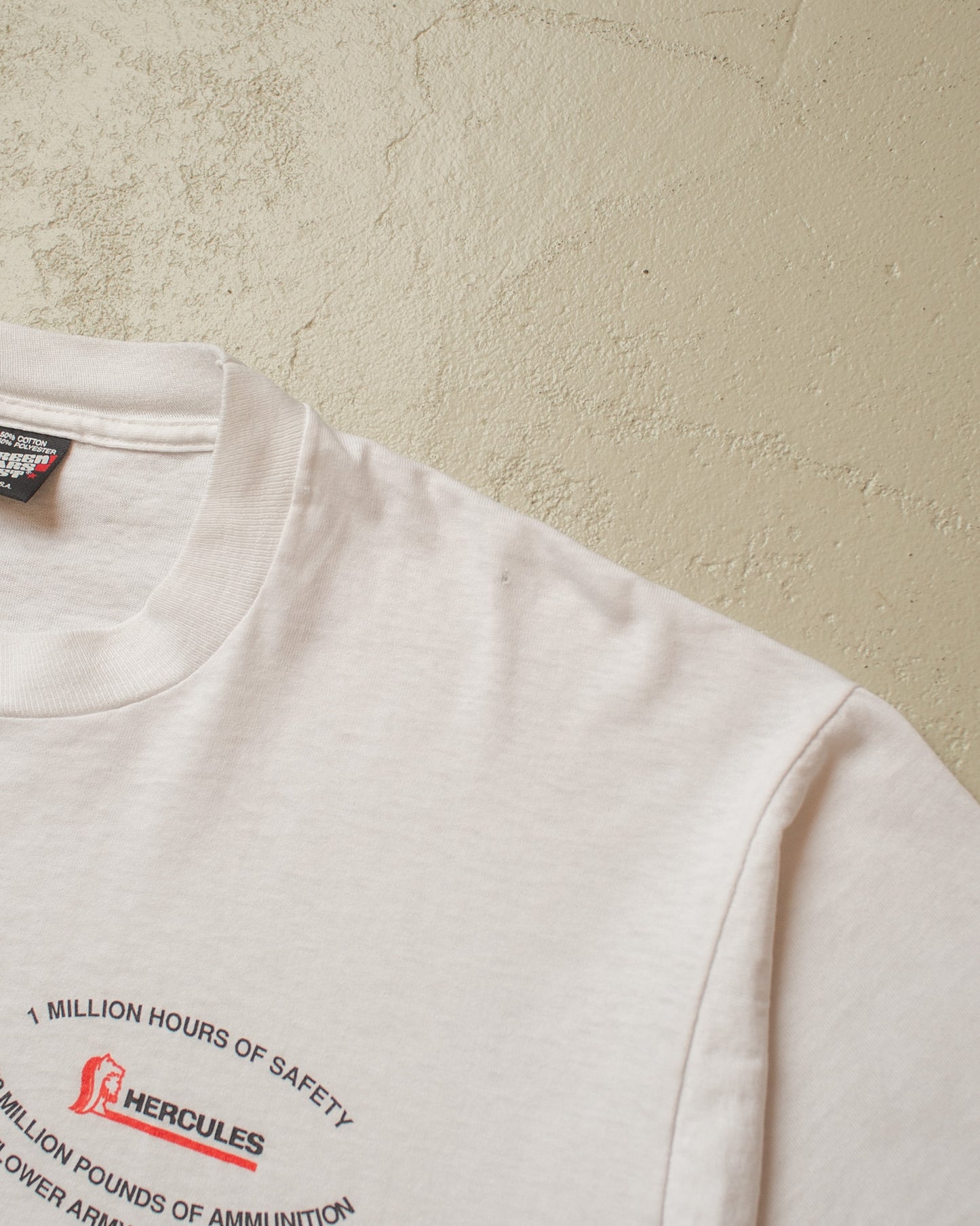 1990s Hercules Ammo T-shirt white - L/XL