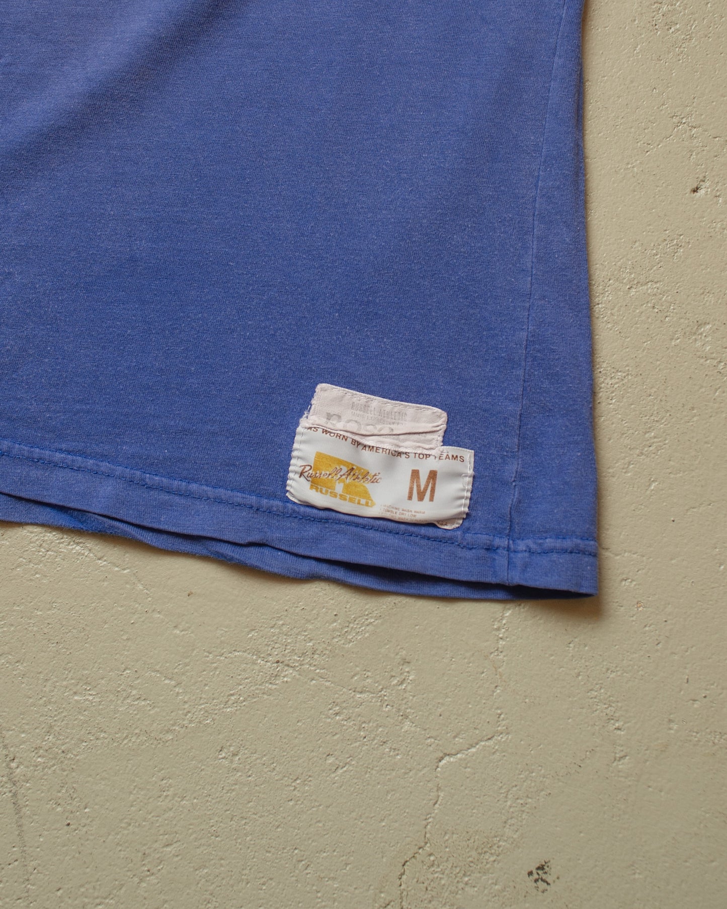 1970s Russell Fraternity Football T-shirt blue - M