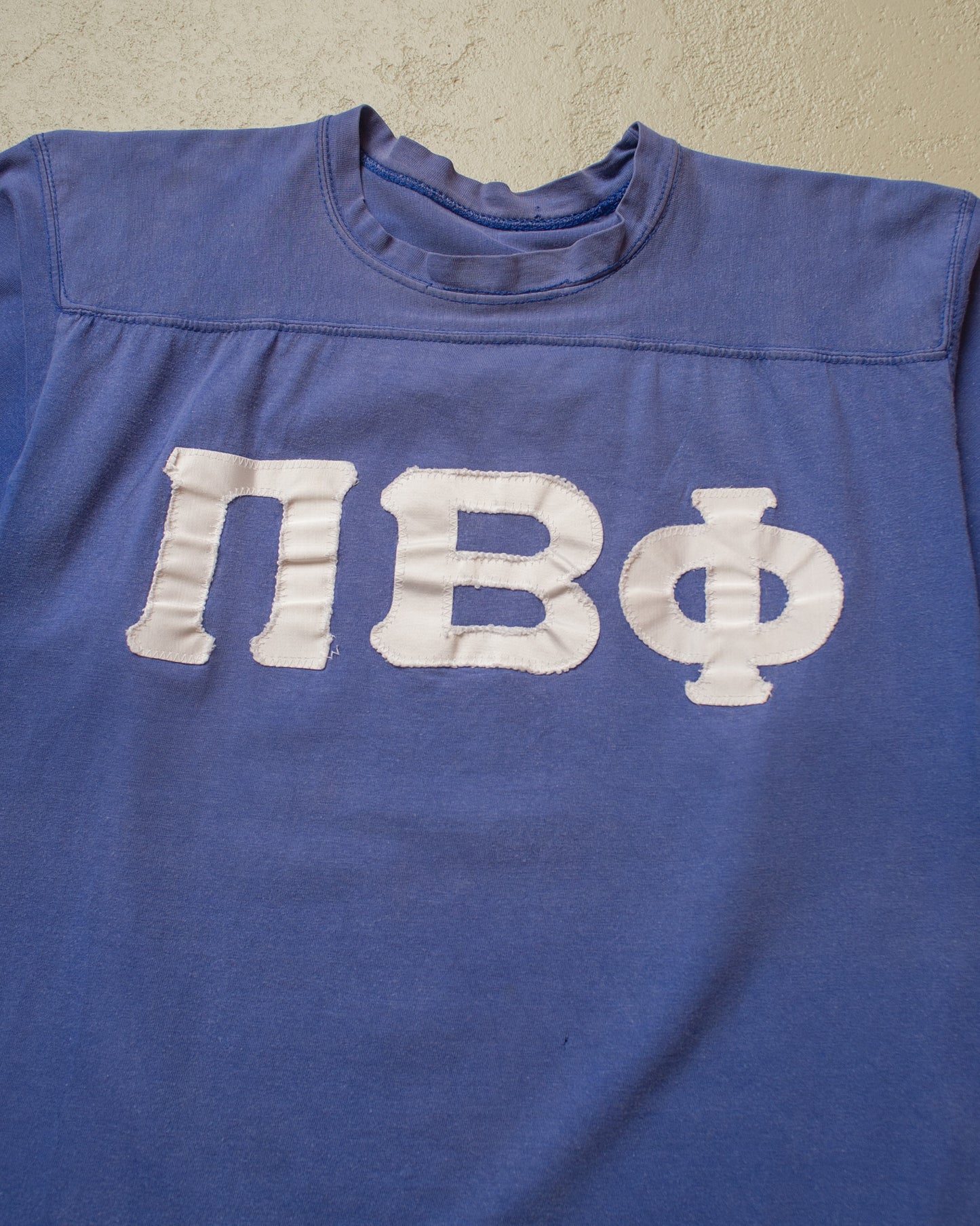 1970s Russell Fraternity Football T-shirt blue - M