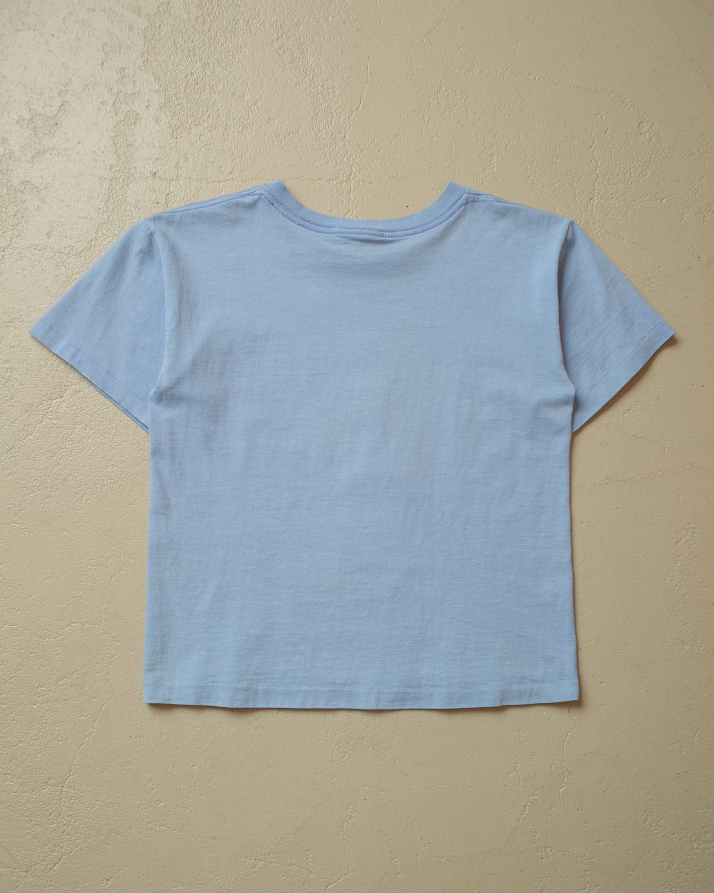 1990s Womens Esprit Baby T-shirt blue - XS/S