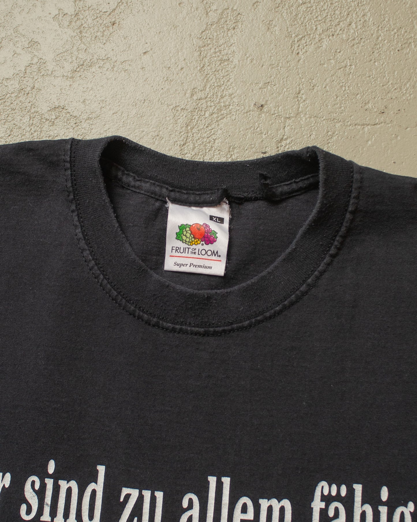 2000s "..nichts zu gebrauchen!" T-shirt black - XL