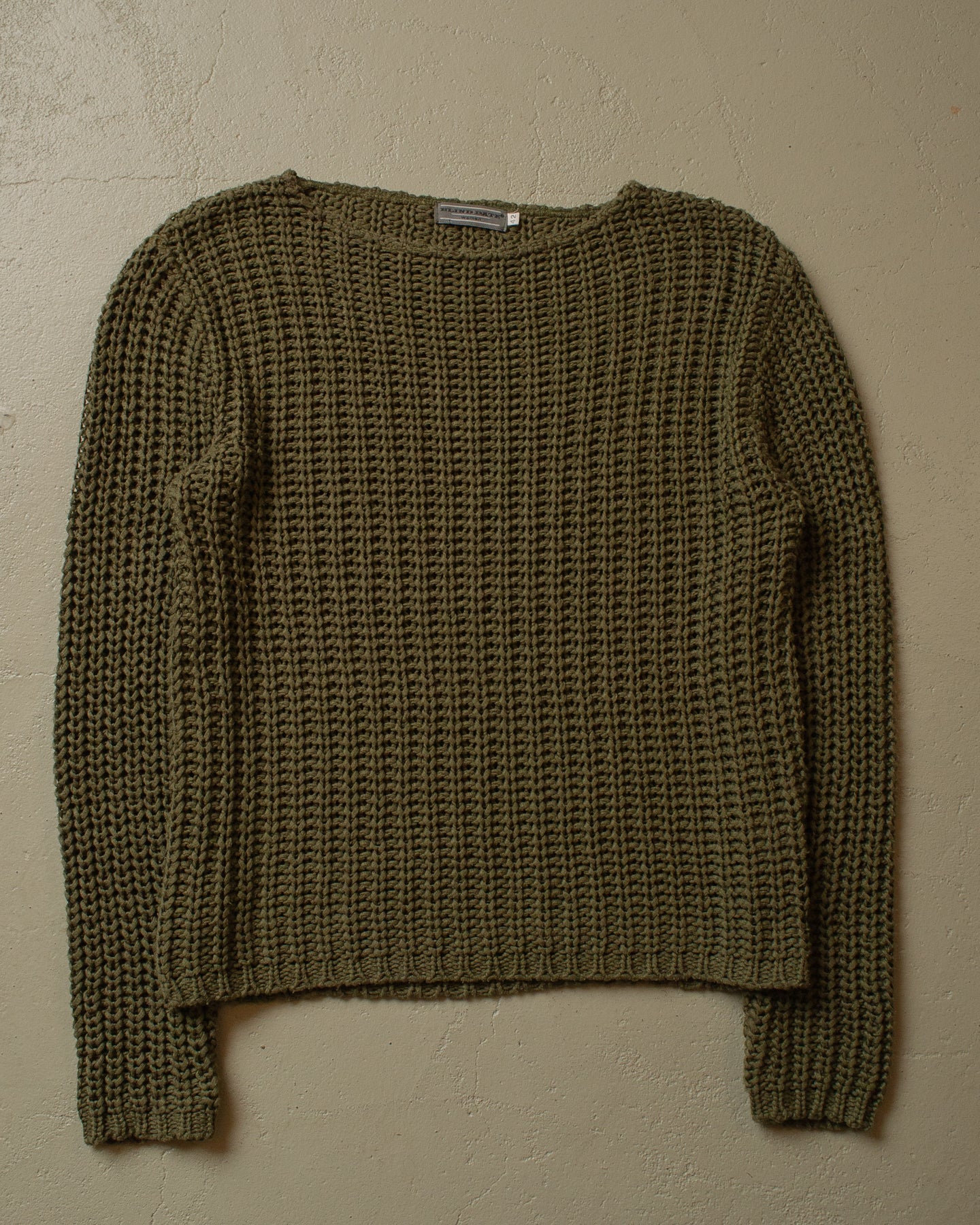 2000s Womens Blind Date See-through Knit khaki - M/L