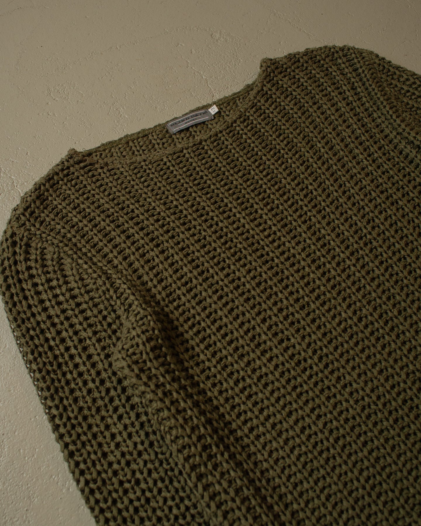 2000s Womens Blind Date See-through Knit khaki - M/L