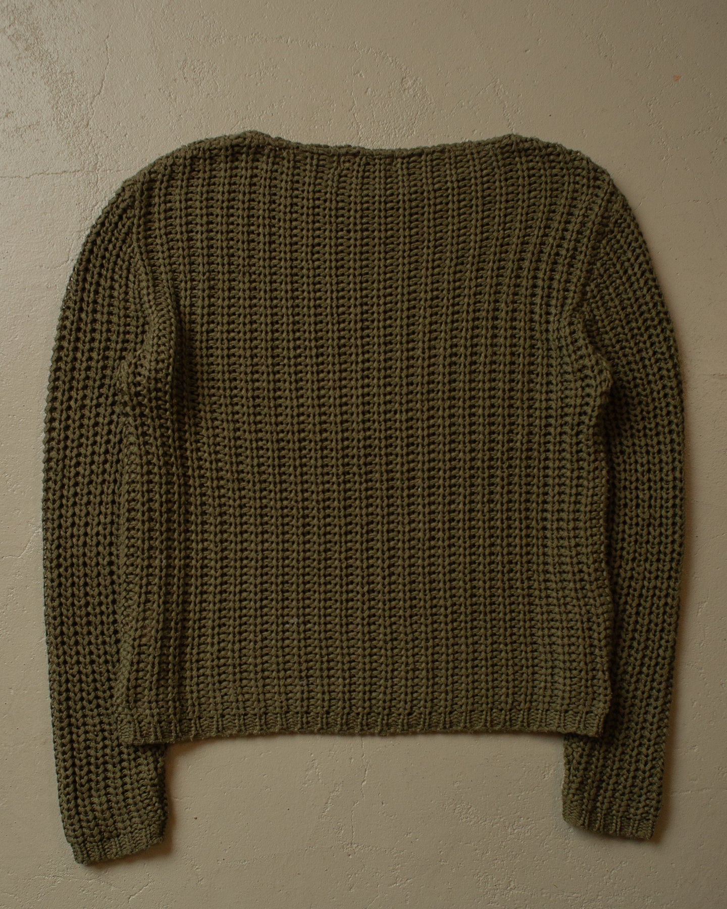 2000s Womens Blind Date See-through Knit khaki - M/L