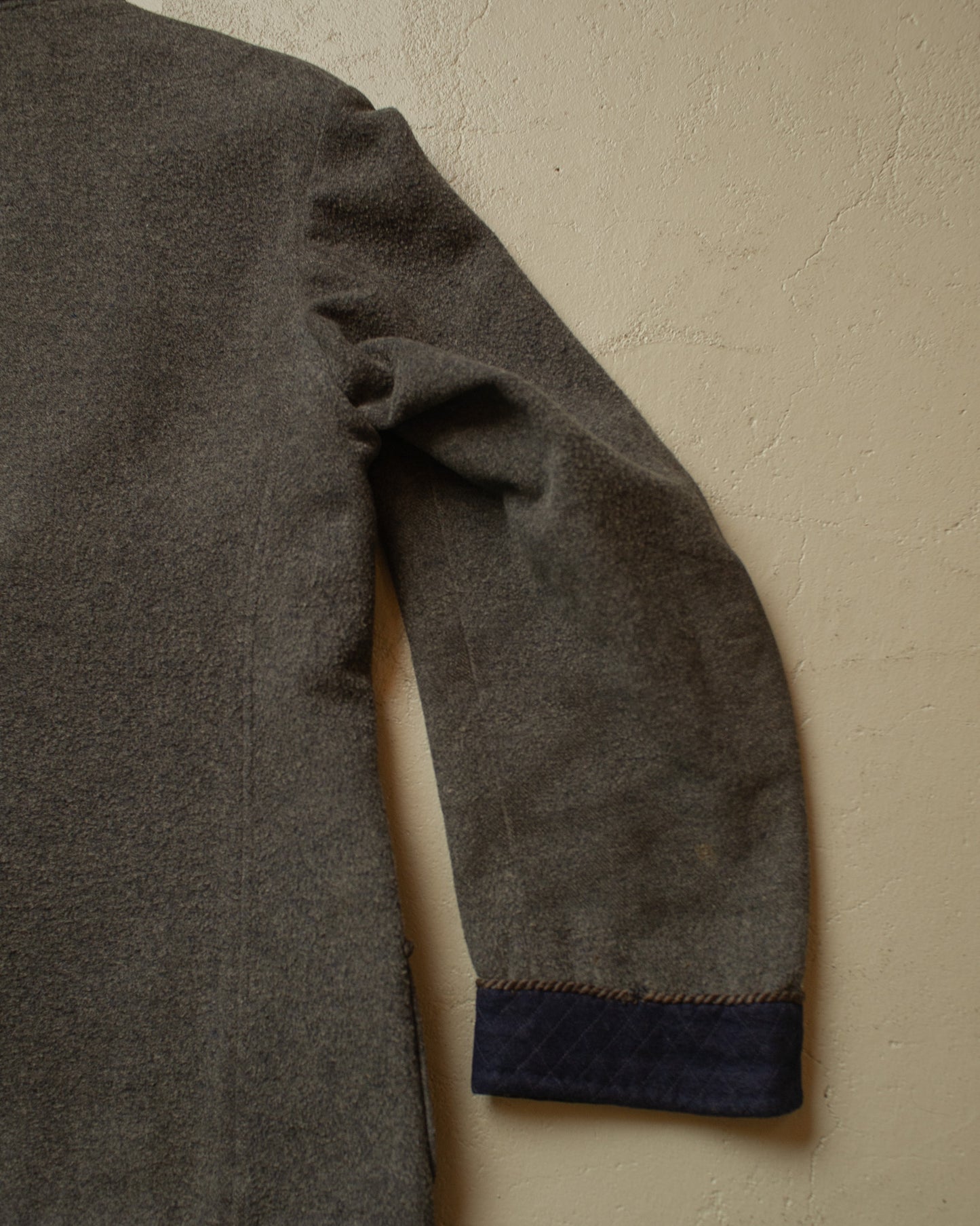 1920s/30s German "Raucherjacke" grey/navyblue - M