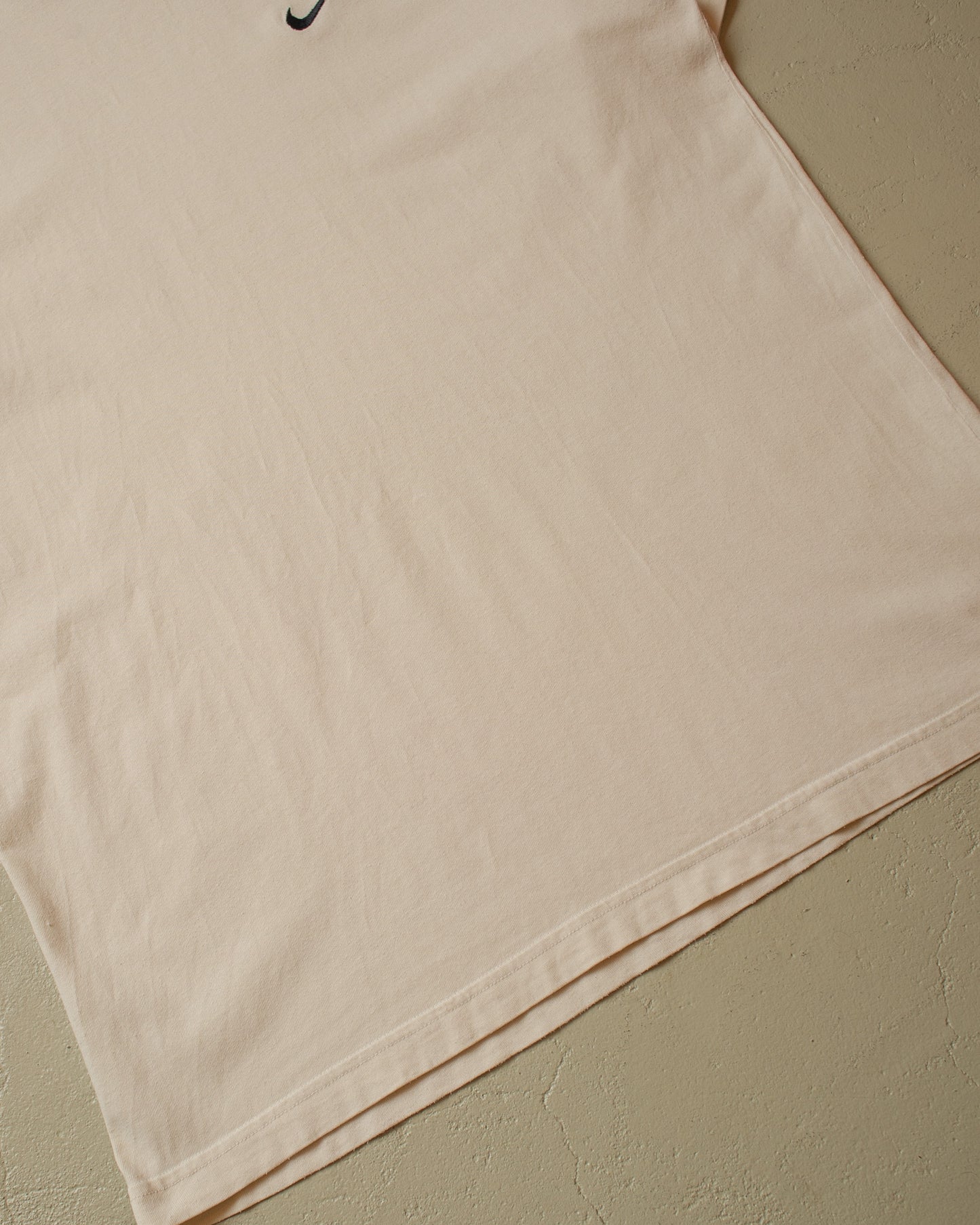 1990s Nike Swoosh T-shirt beige - XXL