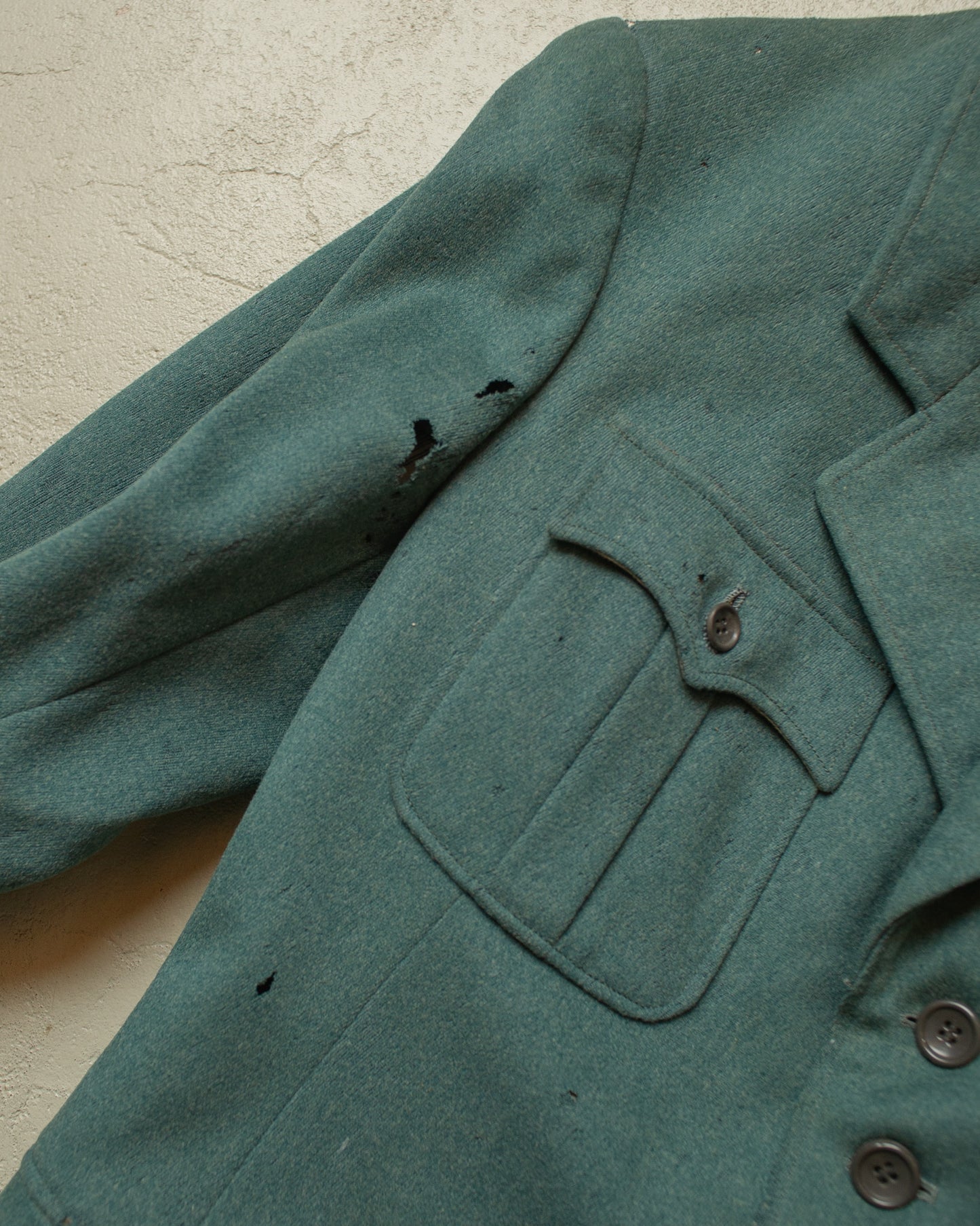 1930s German Sports Suit Jacket green - M
