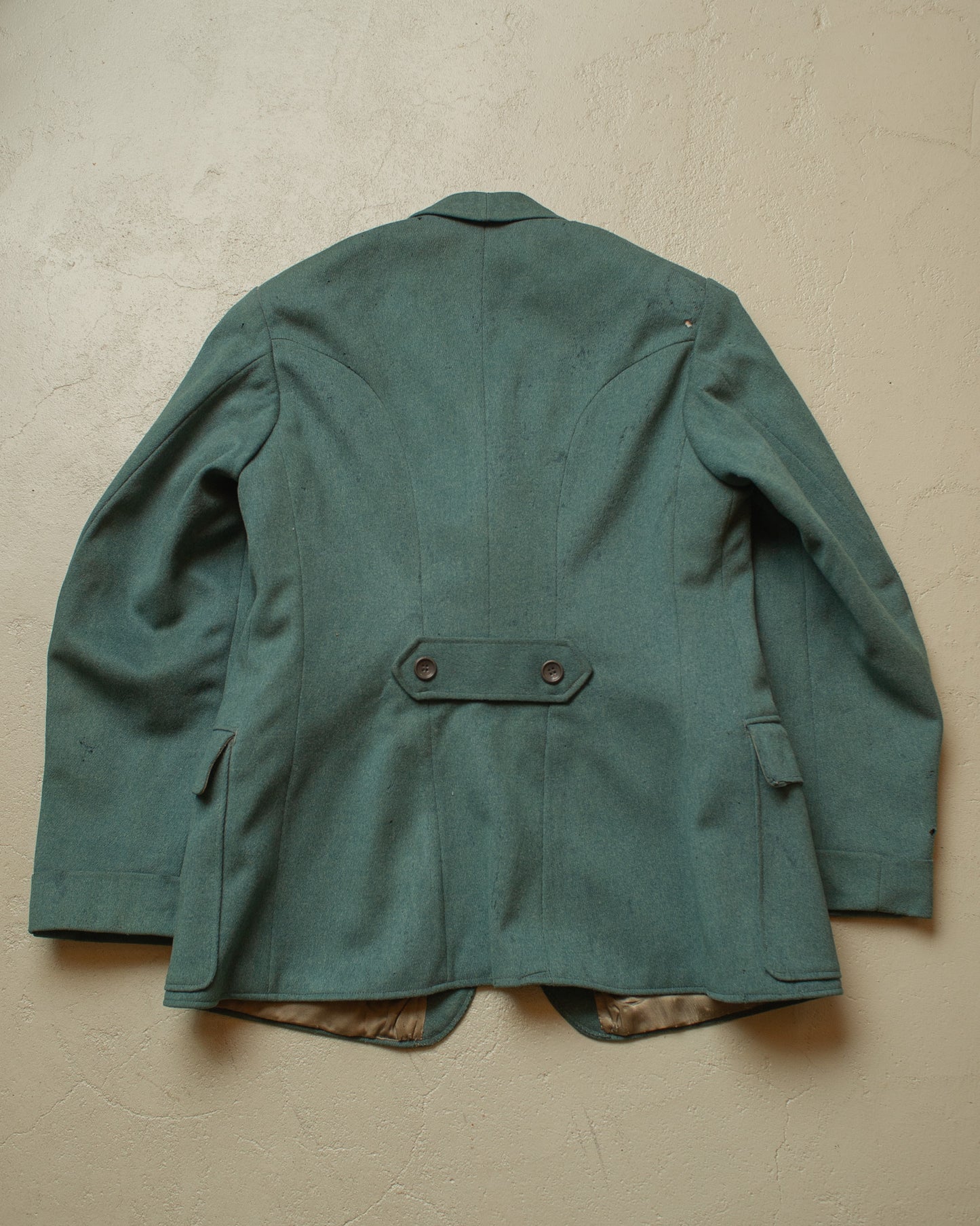 1930s German Sports Suit Jacket green - M