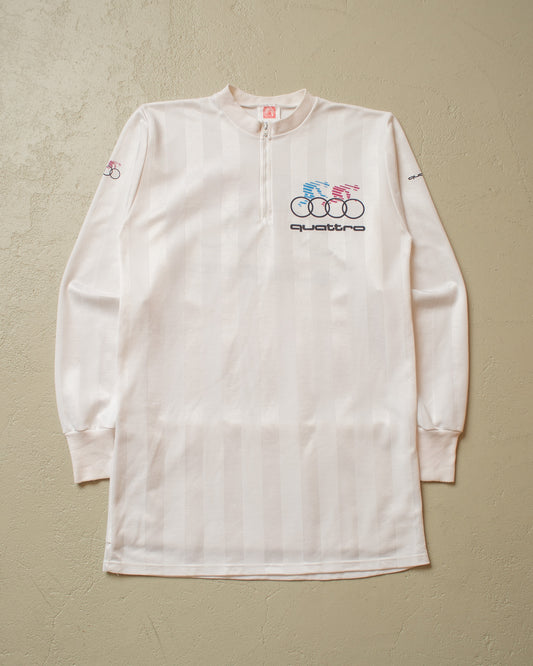 1980s Audi Quattro Cycling Jersey white - M