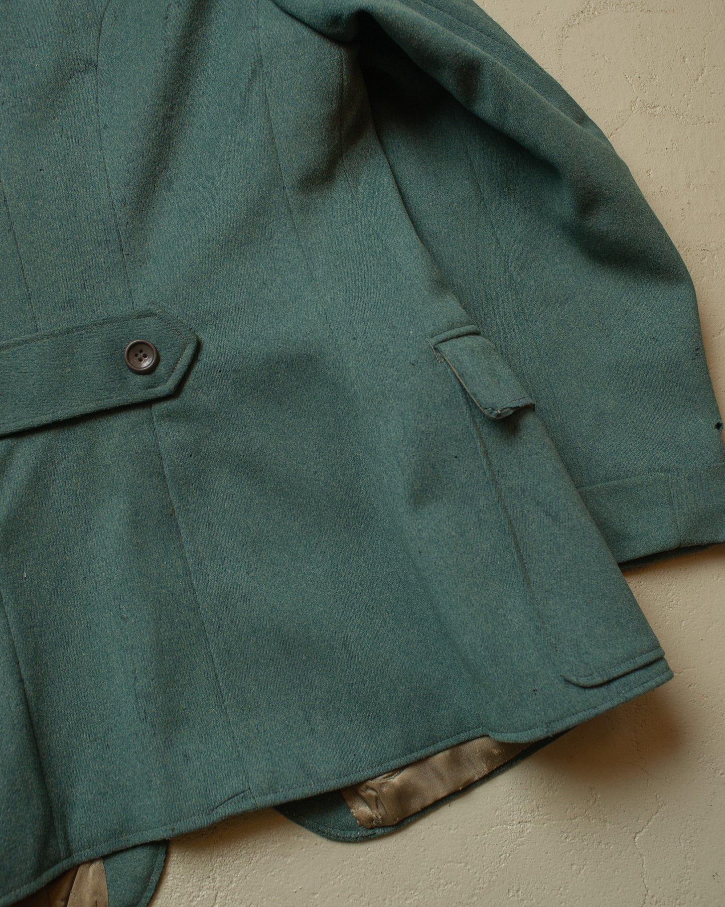 1930s German Sports Suit Jacket green - M