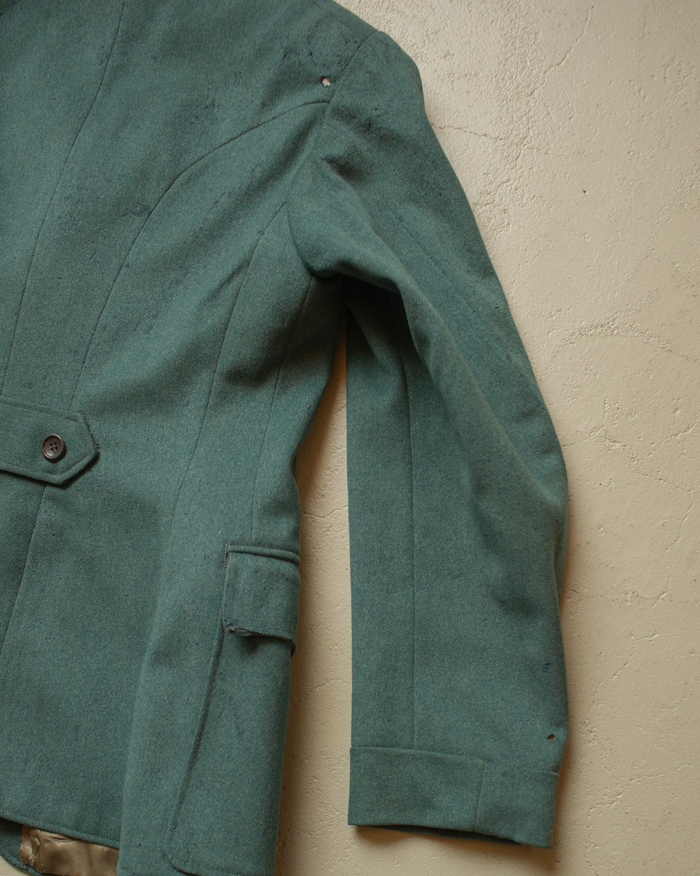 1930s German Sports Suit Jacket green - M