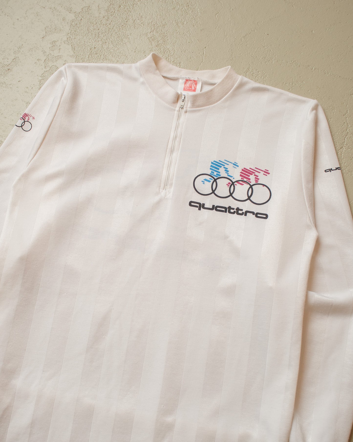 1980s Audi Quattro Cycling Jersey white - M