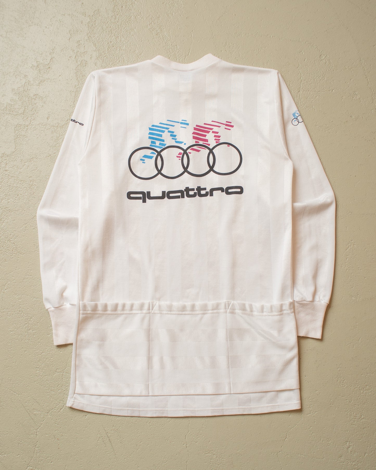 1980s Audi Quattro Cycling Jersey white - M