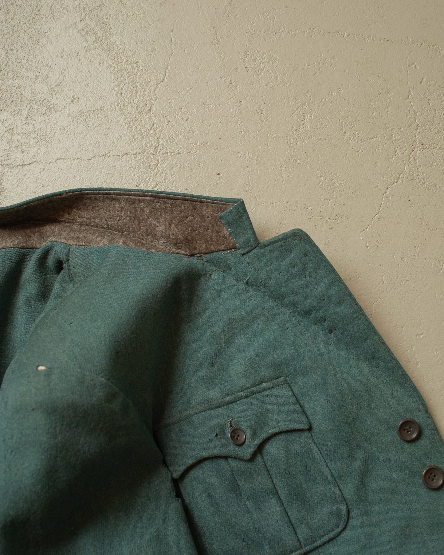 1930s German Sports Suit Jacket green - M