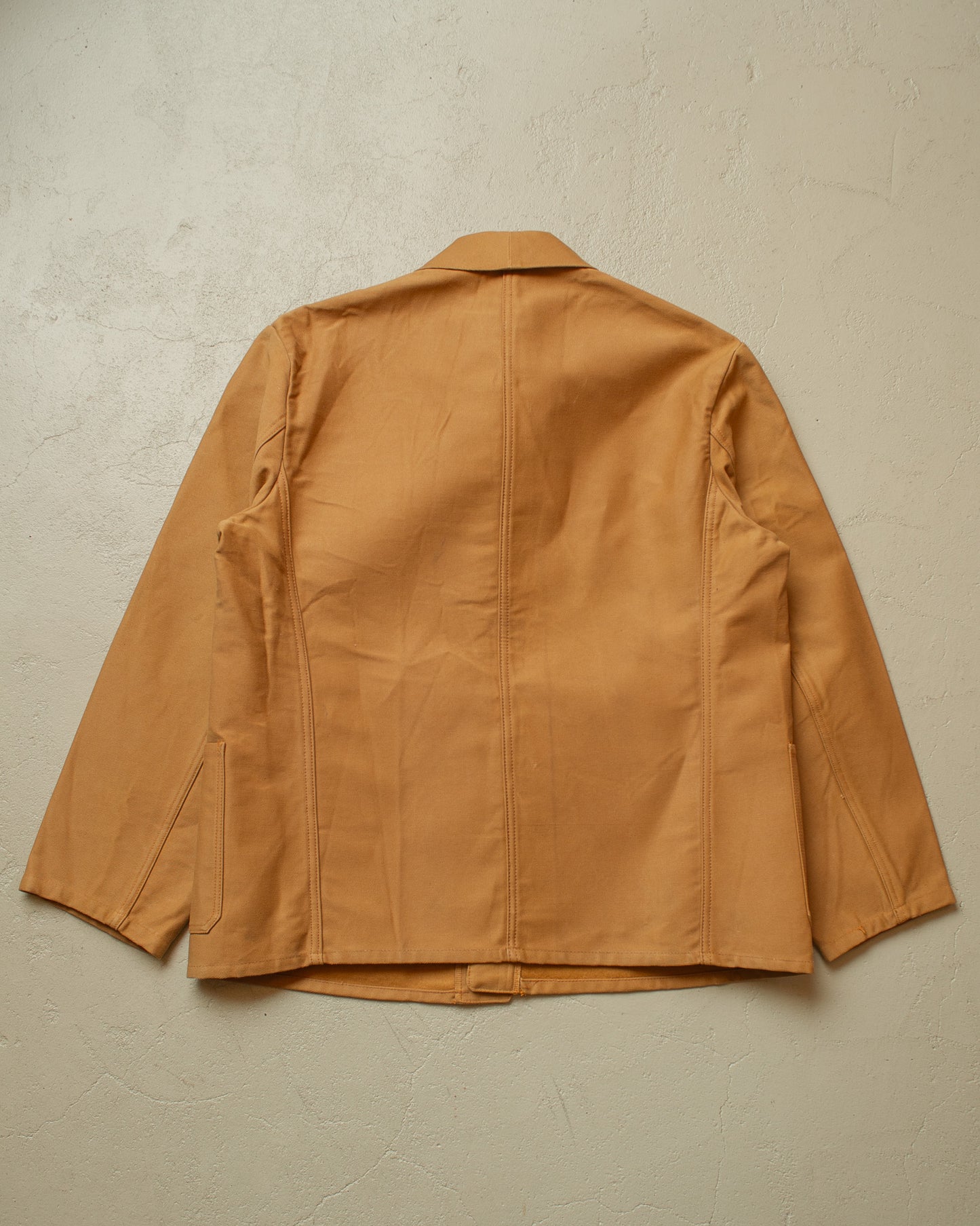 1950s/60s Deadstock German Moleskin Work Jacket beige - L/XL