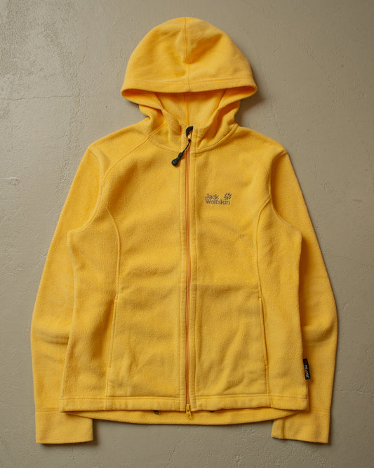 2000s Womens Jack Wolfskin Polartec Fleece yellow - L