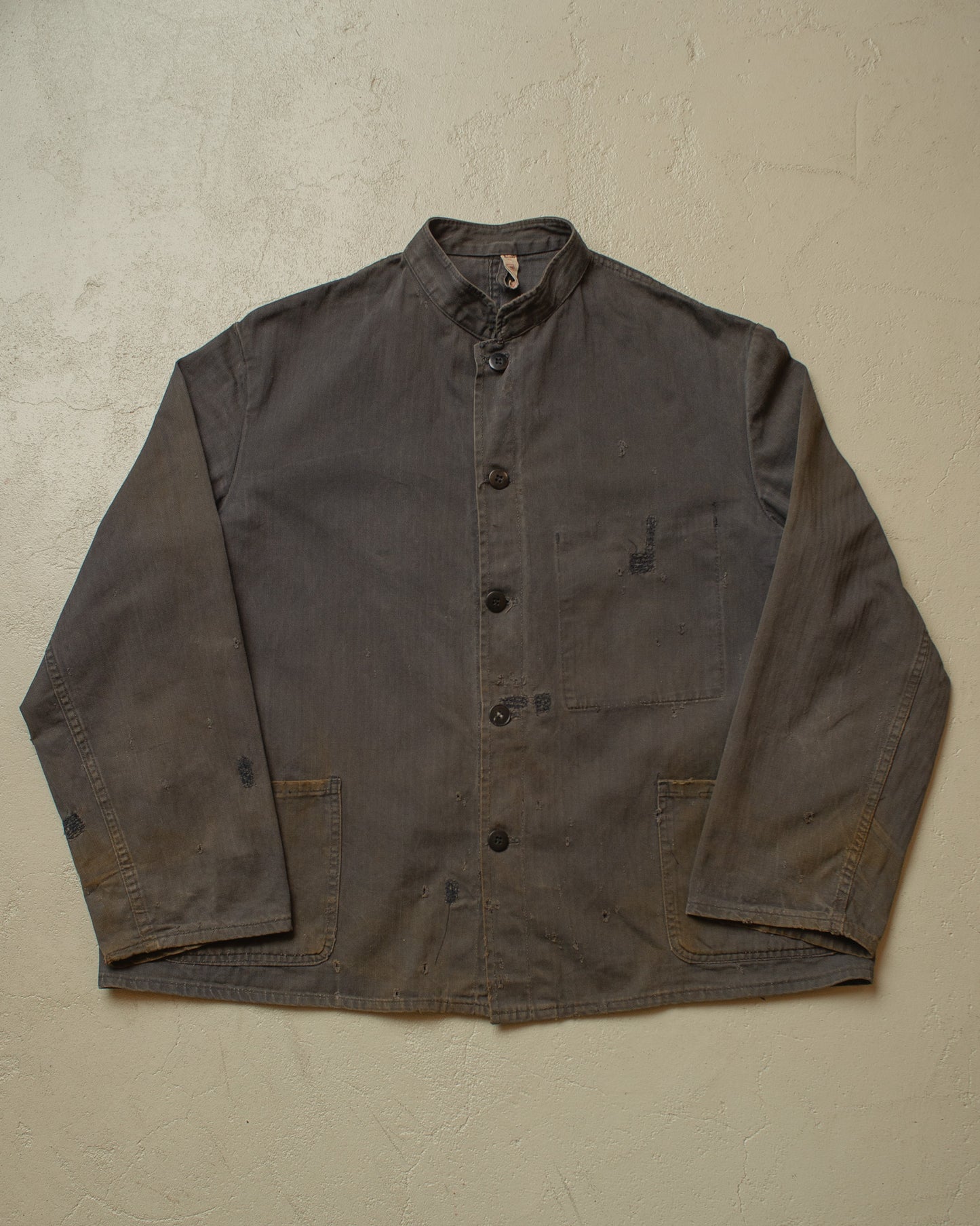 1970s German Railway "Bundesbahn" Work Jacket black - XL/XXL
