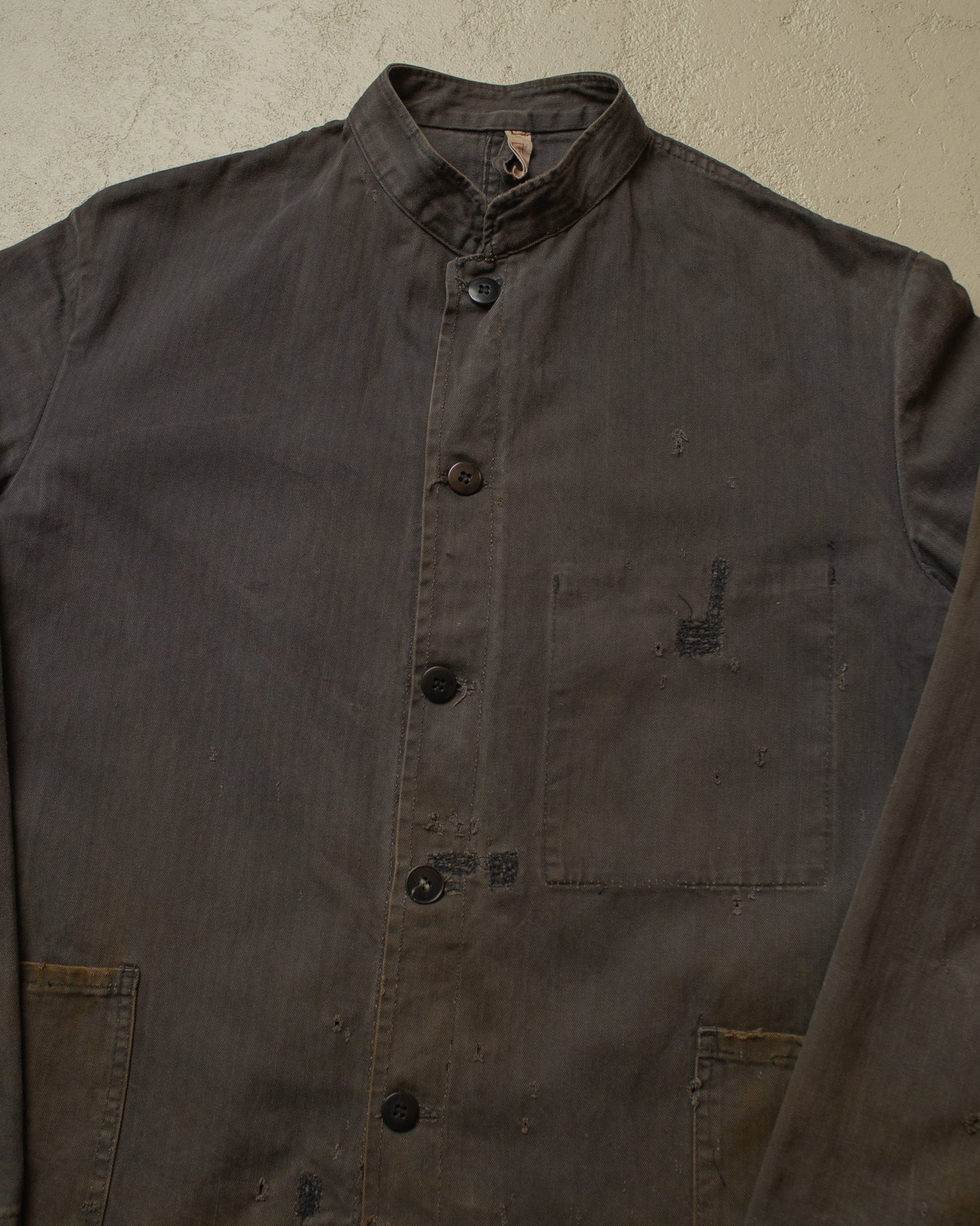 1970s German Railway "Bundesbahn" Work Jacket black - XL/XXL