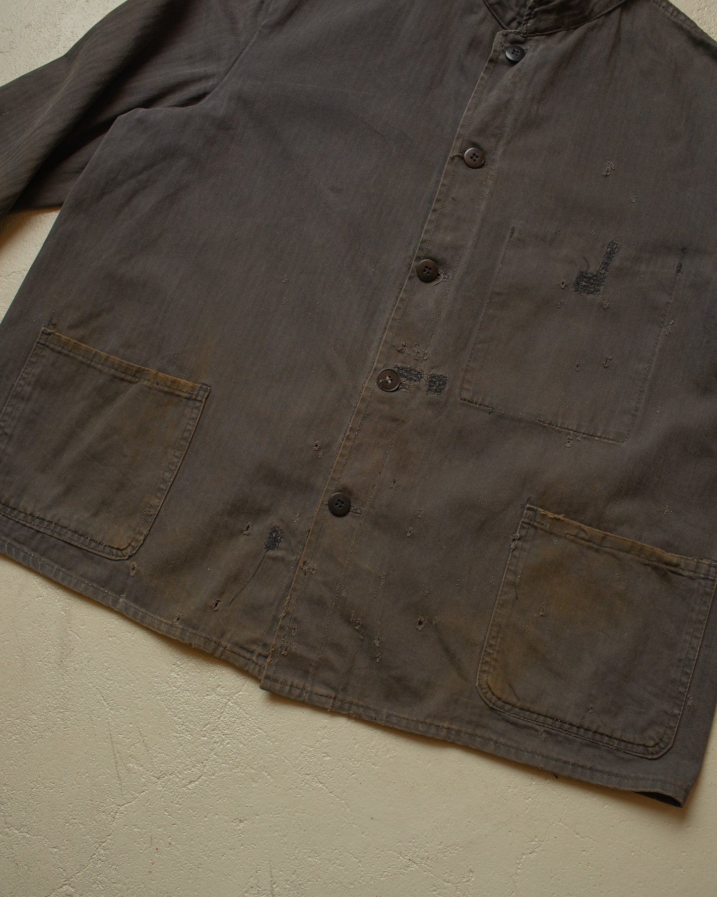 1970s German Railway "Bundesbahn" Work Jacket black - XL/XXL