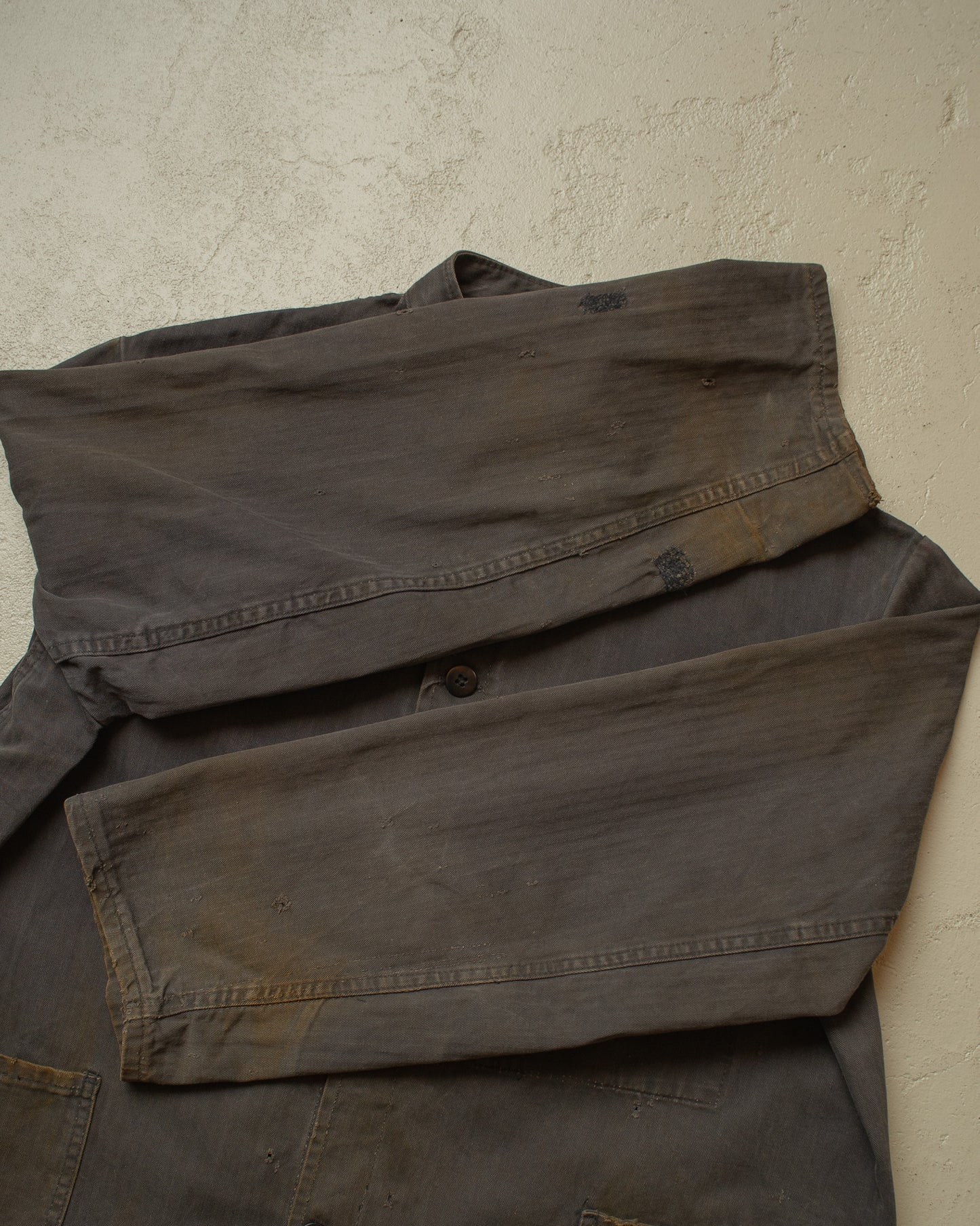 1970s German Railway "Bundesbahn" Work Jacket black - XL/XXL