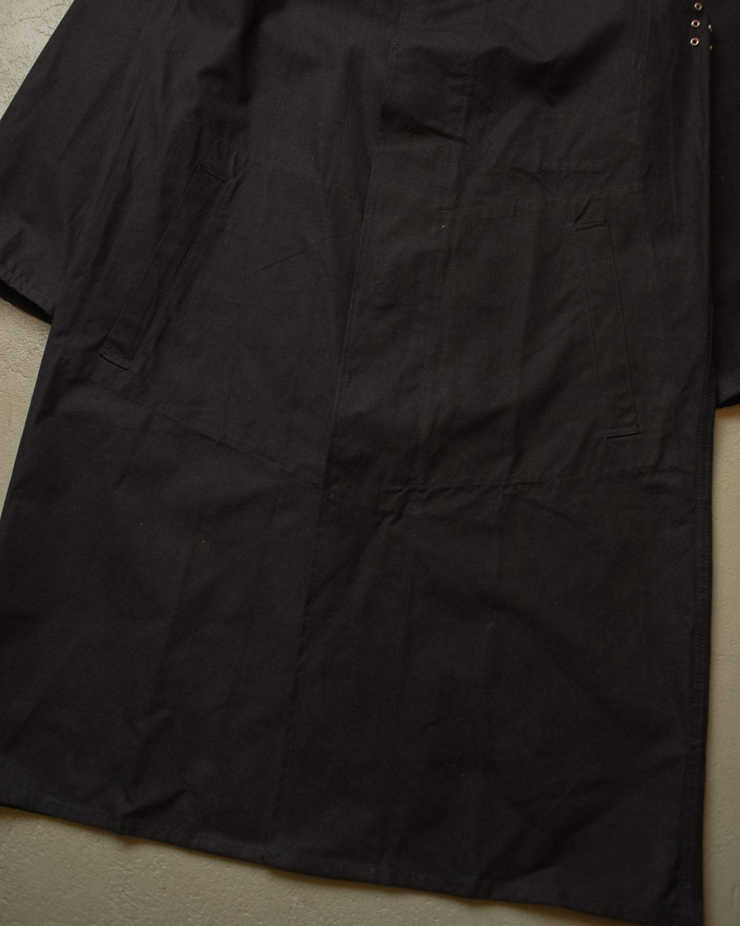 1982 Deadstock German Railway "Bundesbahn" Moleskin Work Coat black - L/XL