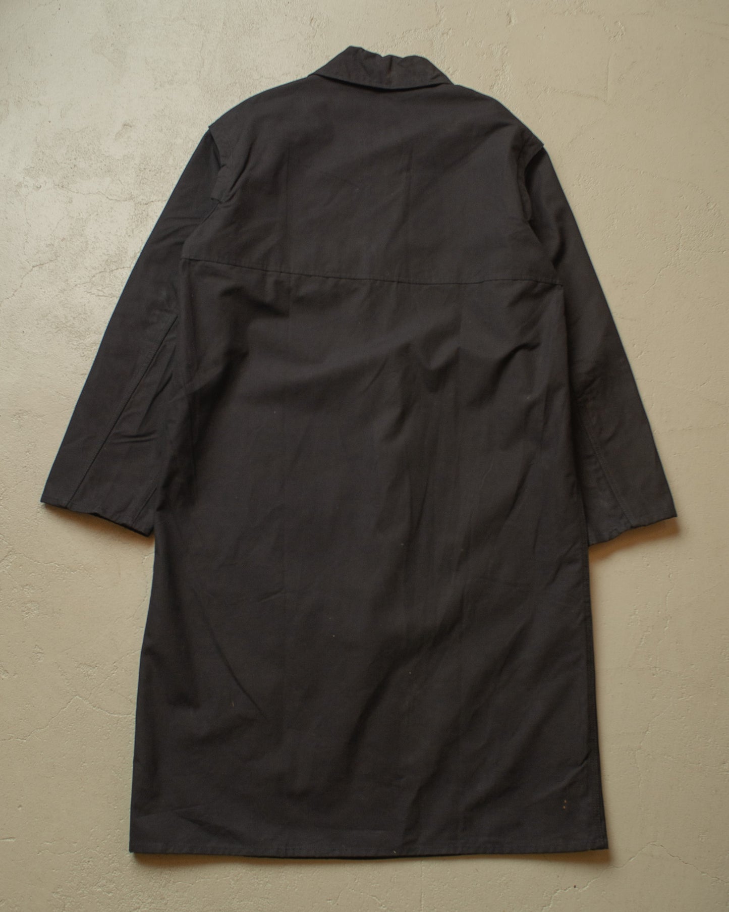 1982 Deadstock German Railway "Bundesbahn" Moleskin Work Coat black - L/XL