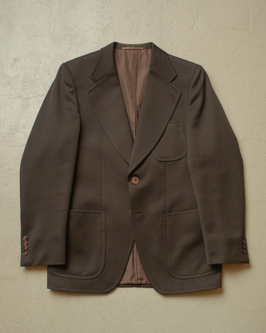 1970s does 1930s Suit Jacket brown - S/M