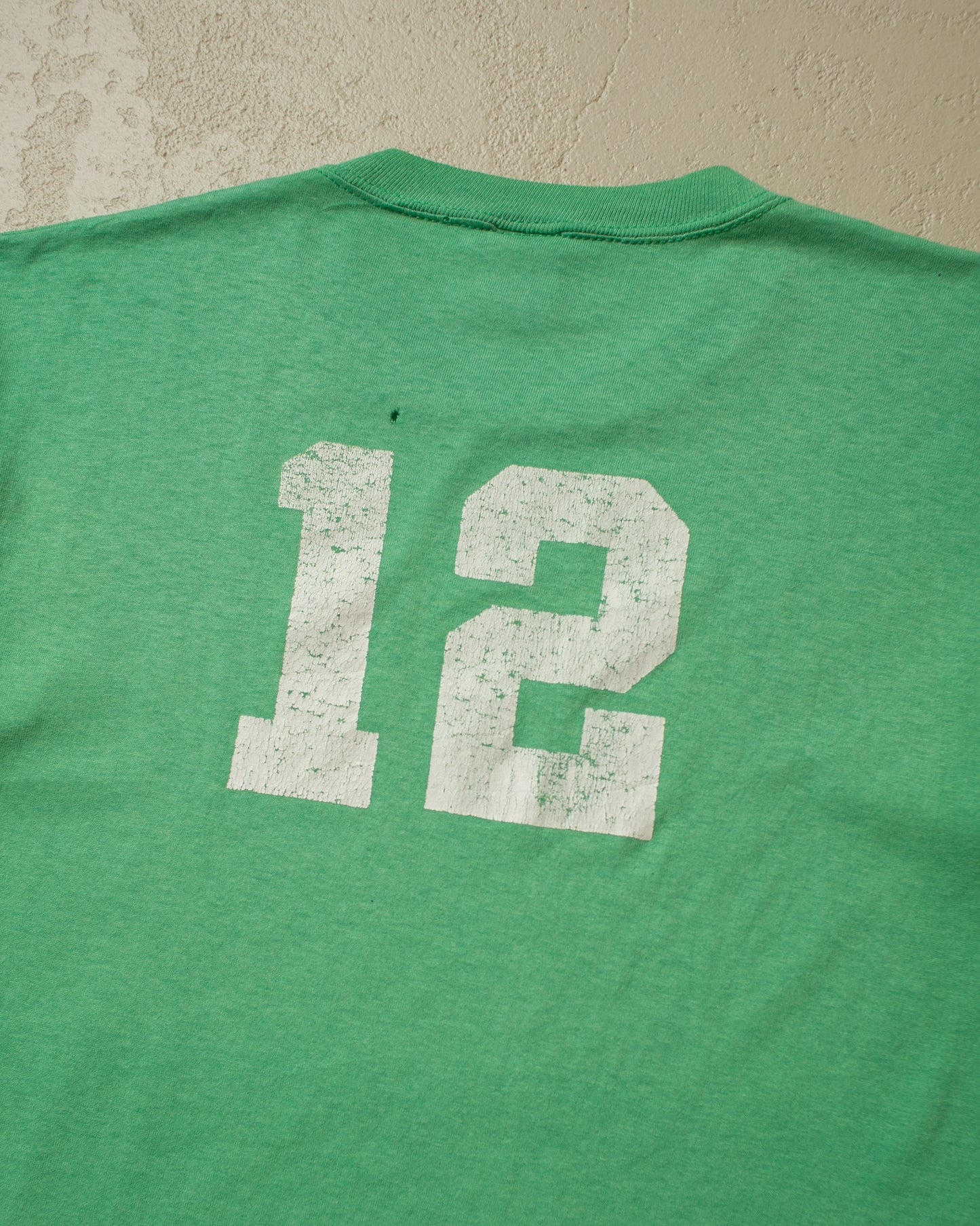 1980s distressed Evans Co. Run T-shirt green - L