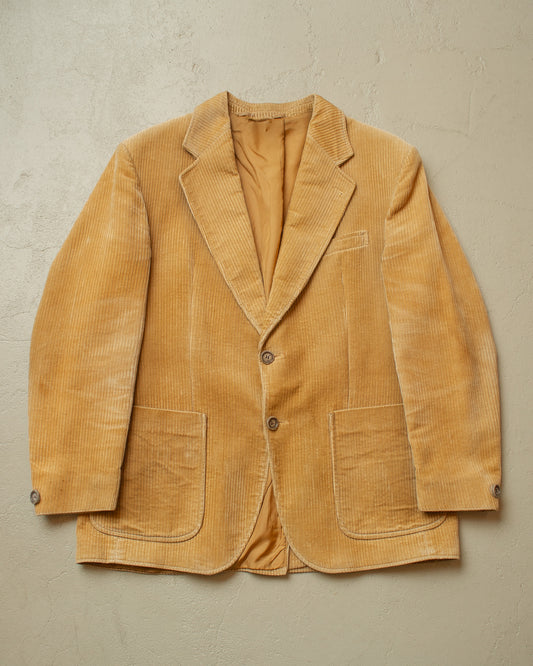 1970s/80s Faded Corudory Jacket beige - L/XL