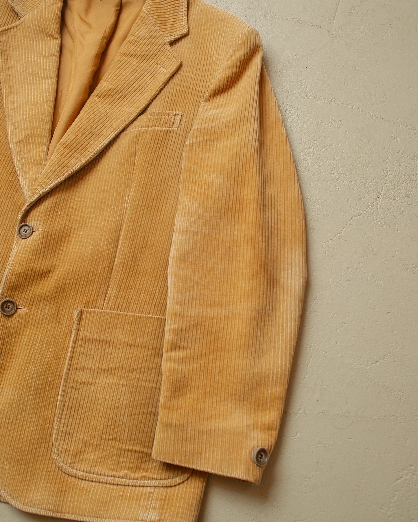 1970s/80s Faded Corudory Jacket beige - L/XL