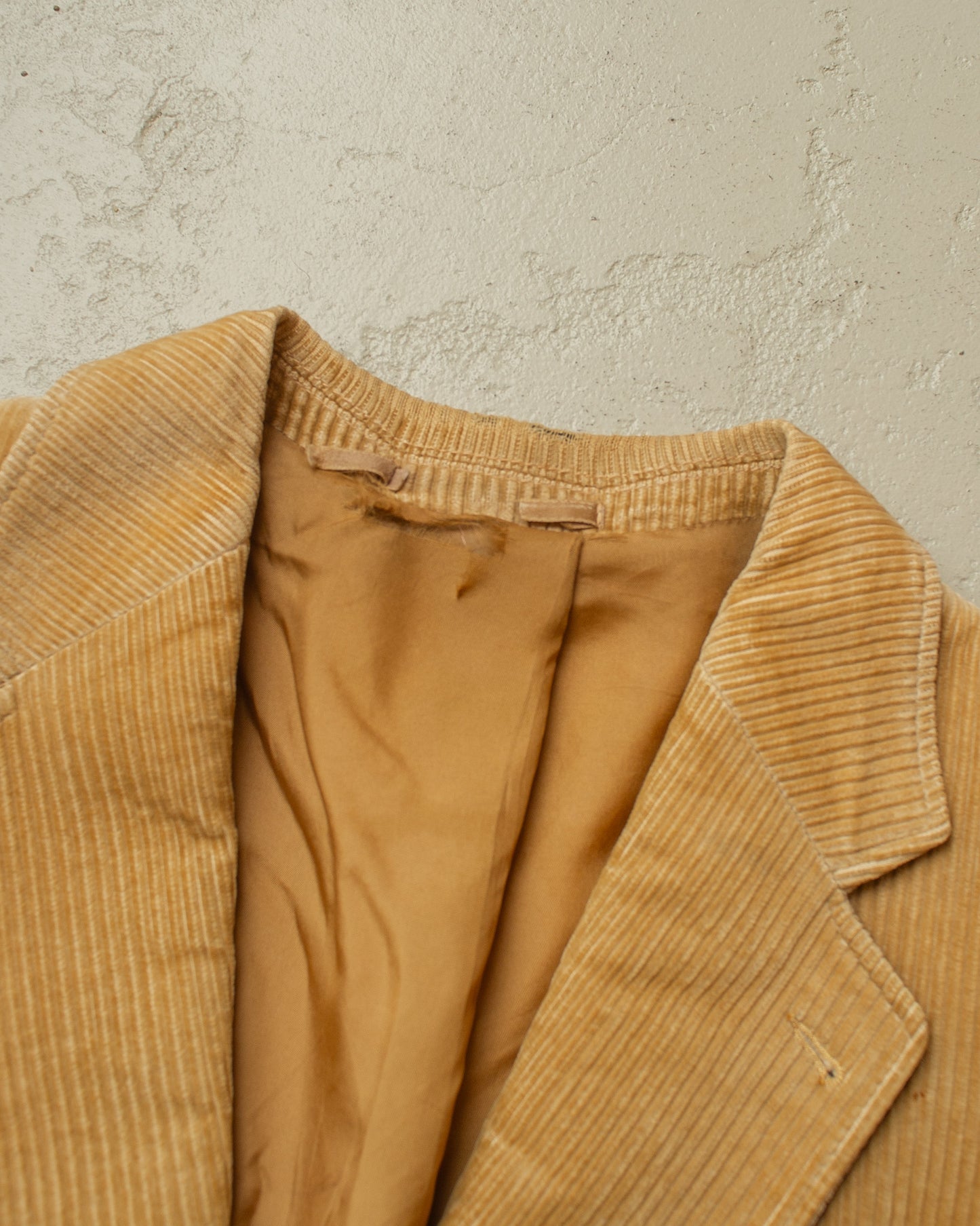 1970s/80s Faded Corudory Jacket beige - L/XL