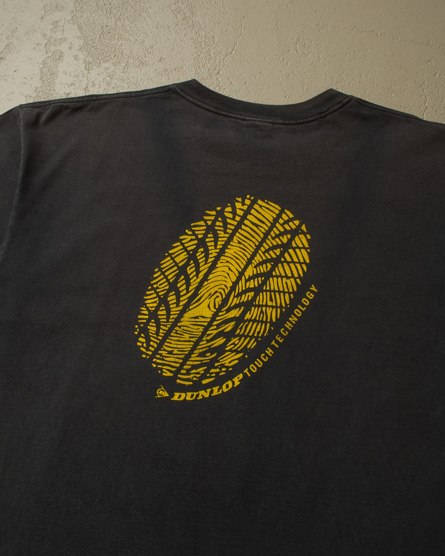 2000s Faded Dunlop "Ich hab´s im Griff.." T-shirt black - XXL