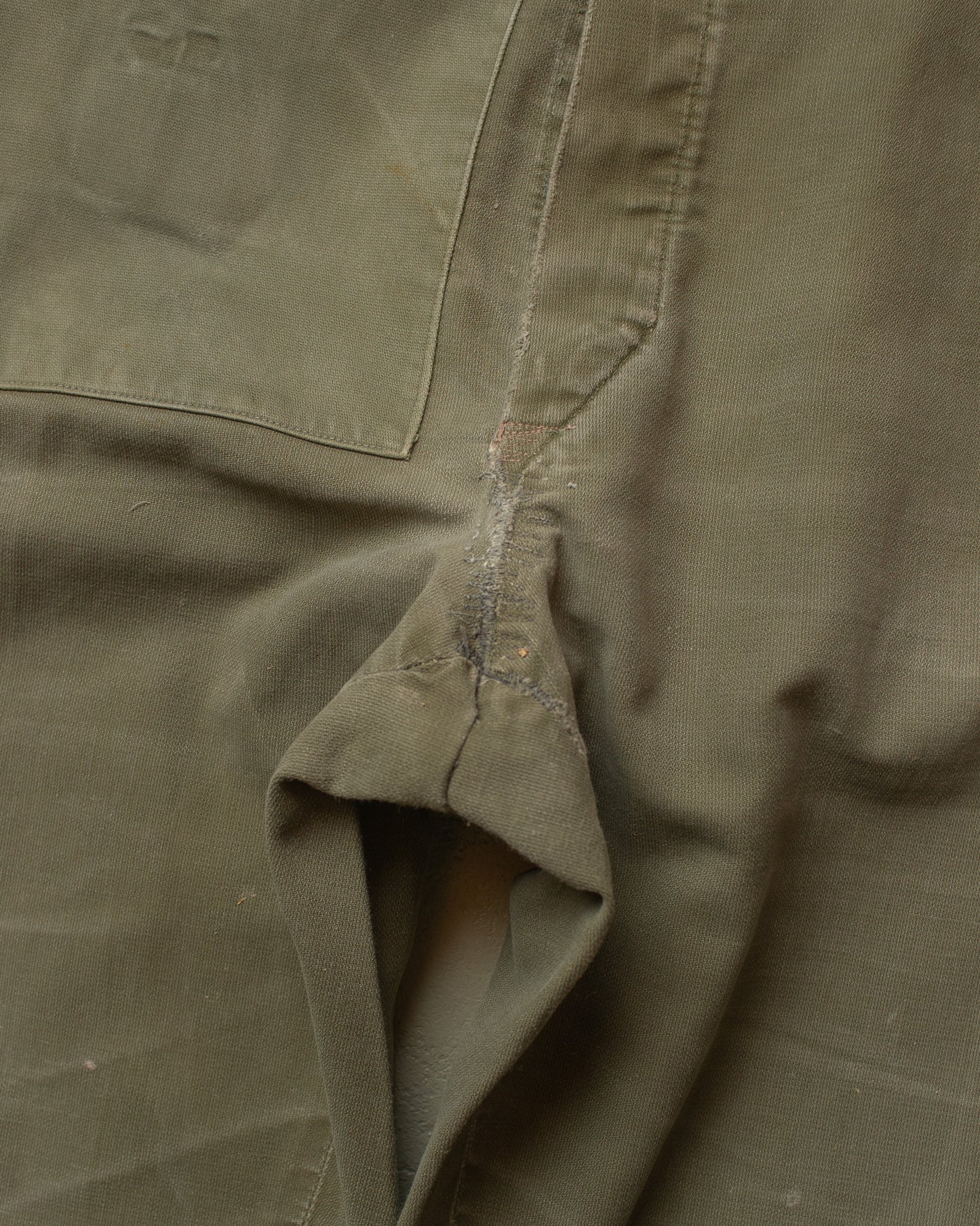1950s/60s German repaired Work Pants khaki - W36 L30