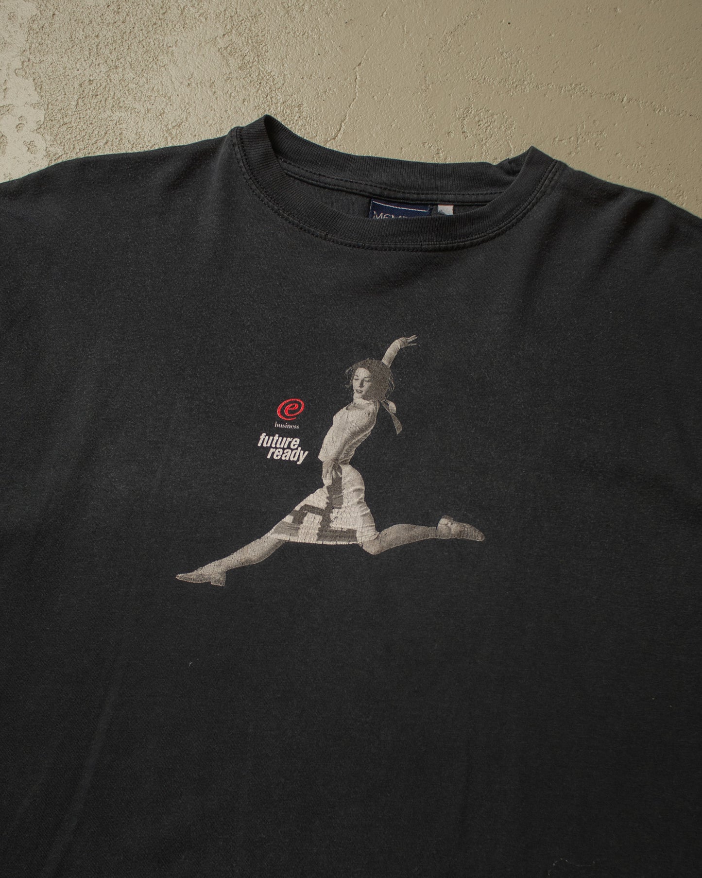 1990s Faded IBM T-shirt black - M/L