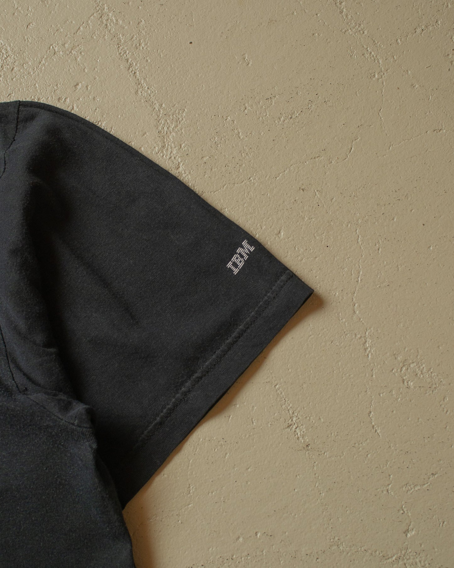 1990s Faded IBM T-shirt black - M/L