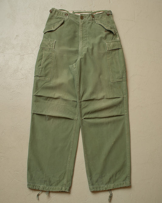 1950s US Army M-51 Field Pants green - W30 L30