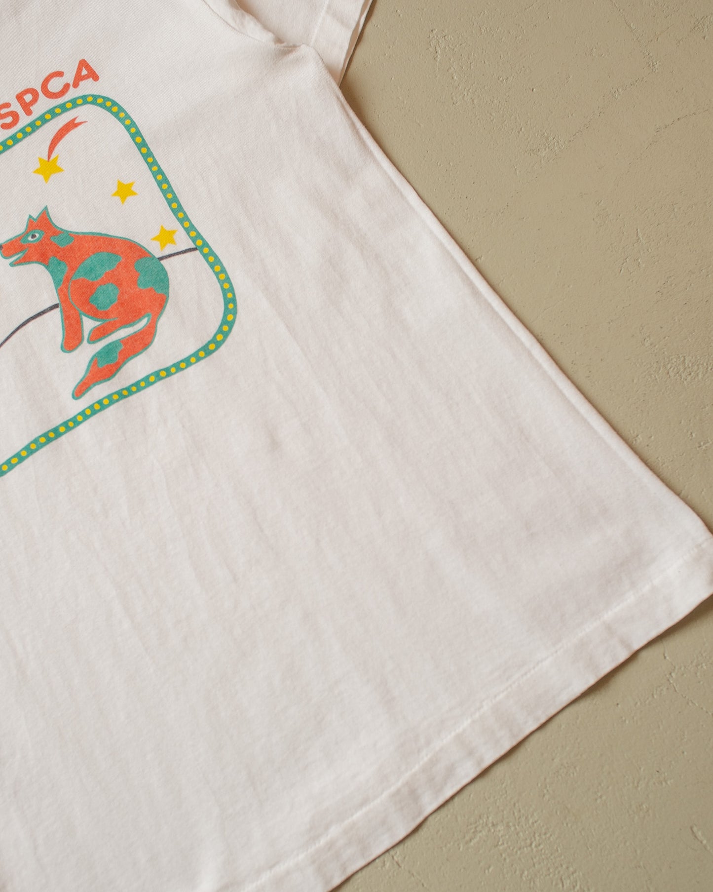 1990s Oakland SPCA Adoption Center T-shirt white - M
