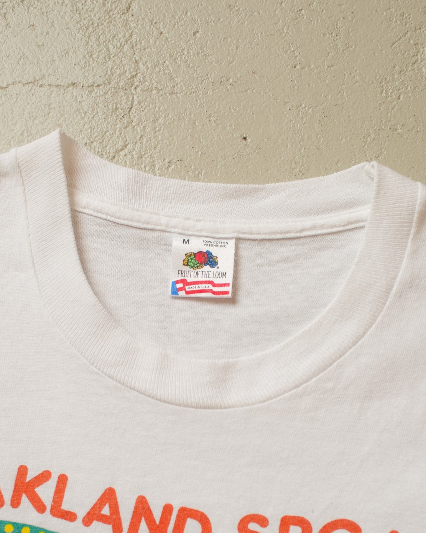 1990s Oakland SPCA Adoption Center T-shirt white - M