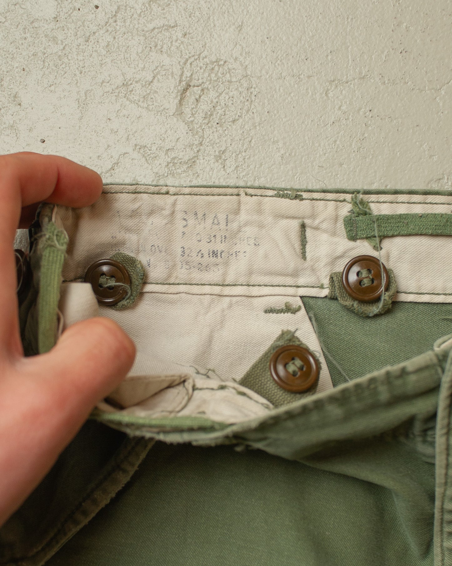 1950s US Army M-51 Field Pants green - W30 L30