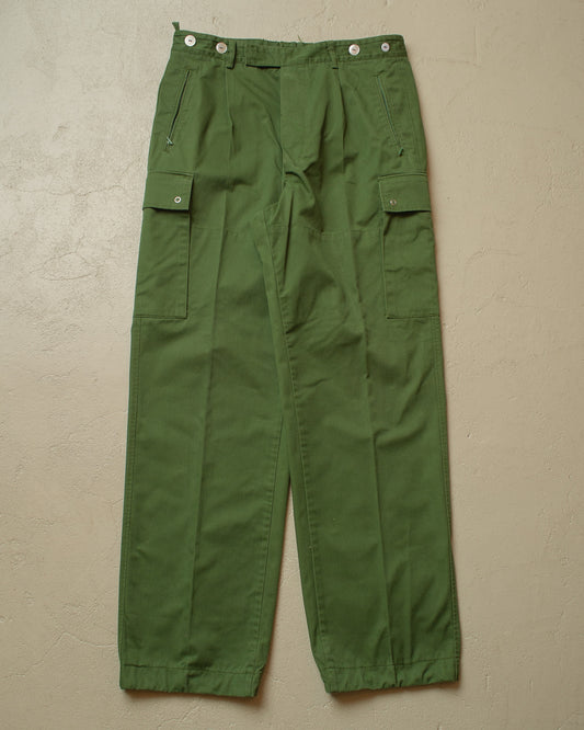 1970s/80s German Police Cargo Pants green - W34 L32